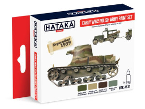Zestaw farb akrylowych Wojsko Polskie AS11 Hataka
