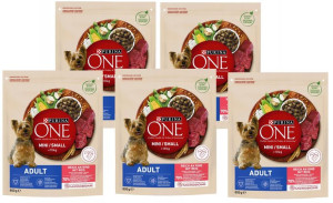 Sucha Karma dla Psa Purina One Mini Adult Wołowina Ryż 5 x 800g