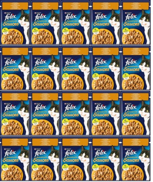 Mokra Karma dla Kota Felix Sensations Sauce Indyk Bekon 26x85g