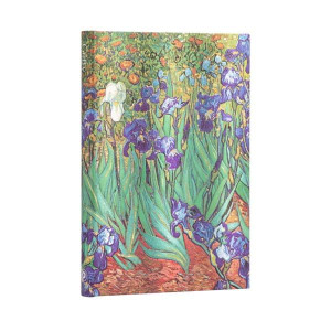 Notatnik w linie Paperblanks Van Gogh's Irises midi