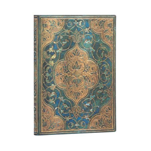 Notatnik w linie Paperblanks Turquoise Chronicles Flexis midi