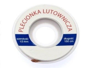Taśma lutownicza plecionka 1,5mm 150cm