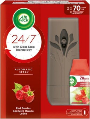 air wick odświeżacz automatyczny urządzenie+zapas owoce leśne