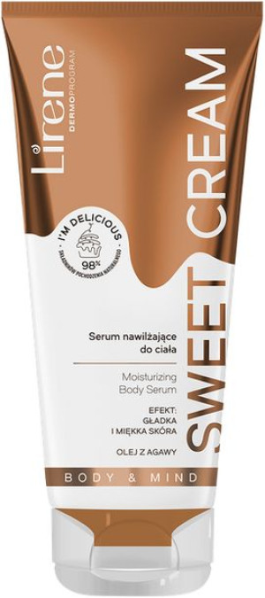 lirene serum nawilżające do ciała sweet cream 200ml