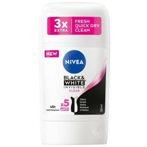 nivea antyperspirant w sztyfcie invisible clear
