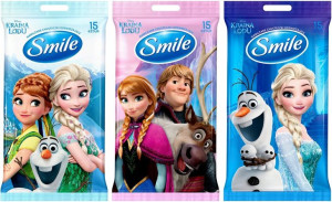 chusteczki odświeżające dla dzieci frozen 15 szt