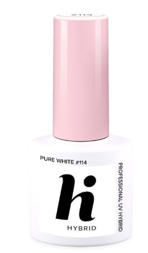 Hi Hybrid Lakier Hybrydowy Do Paznokci 114 Pure White 5ml