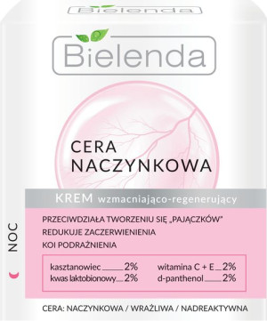 Bielenda Cera Naczynkowa Krem Na Noc Wzmacniająco-regenerujący 50ml
