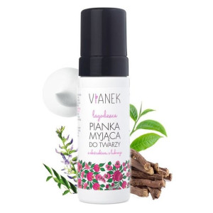 vianek łagodząca pianka do mycia twarzy 150 ml