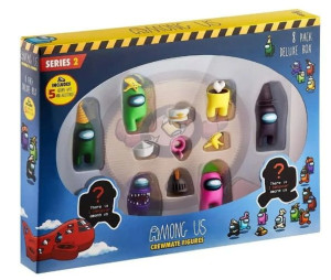 Among Us Seria 2 Zestaw 8 PAK Deluxe z Gry Banan