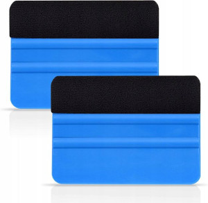 2x Rakla Z Filcem Do Aplikacji Folii Carbon Oklein
