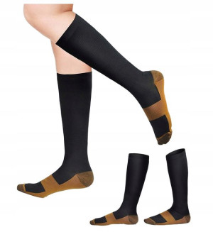 2x Skarpety Uciskowe Na Żylaki Skarpetki L/xl40-44