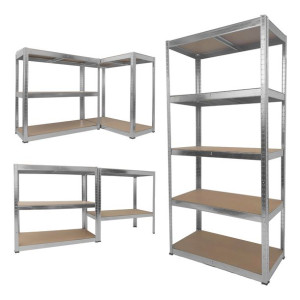 Regał Magazynowy Metalowy 150x75x30cm 5 Półek 750 Kg