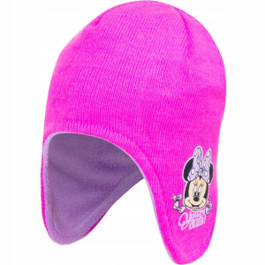 Myszka Minnie Czapka zimowa dla niemowląt r. 50