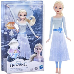 Frozen Kraina Lodu Pływająca lalka Elsa świeci
