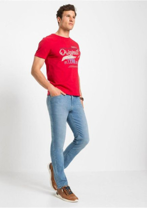 Bonprix Jeansy Spodnie Jeansowe Męskie Ze Stretchem Slim Fit 58-60 939632