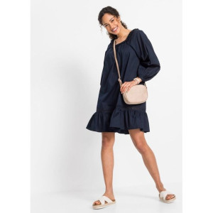 Sukienka Oversize Z Ozdobną Koronką 34-36 933084