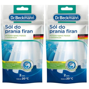 Dr Beckmann Sól do prania firan 2x 80g