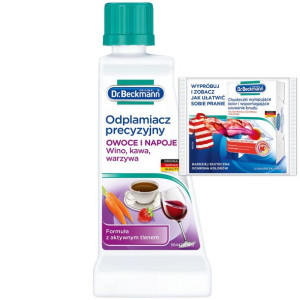 Dr Beckmann odplamiacz owoce i napoje 50ml +GRATIS