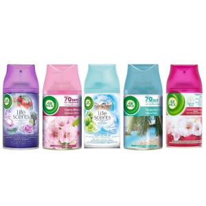 Air Wick zestaw zapach plaża lilia wiśnia 5x 250 ml