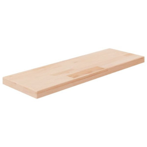 Półka, 60x20x2,5 cm, surowe lite drewno dębowe