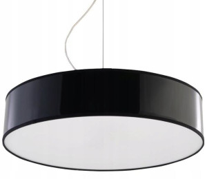 Lampa wisząca ARENA 45 czarna Sollux