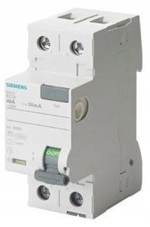 Wyłącznik różnicowoprądowy 2P 63A 0,03A A Siemens
