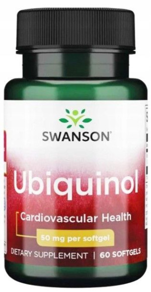Swanson Ubiquinol 50mg 60k. Układ sercowy Q10