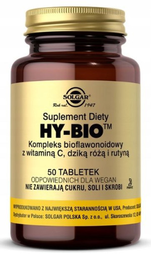 Solgar HY-BIO Odporność Naczynia Włosowate VEGE