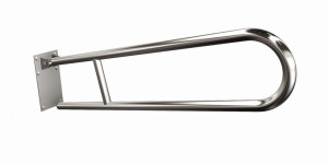 ANDEX Uchwyt półokrągły uchylny z płytą 85 cm połysk