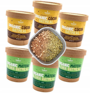 6x Sandra's Owsianka Matcha I Kakao Organiczna 70g