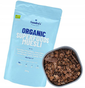 Sandra's Musli Płatki Owsiane Organiczne Bio 200g