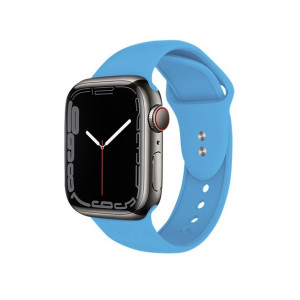 Pasek Crong Liquid Apple Watch 4/5/6/7/SE/8/Ultra 44/45/49mm (niebieski)