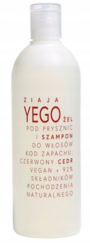 żel pod prysznic i szampon do włosów czerwony cedr