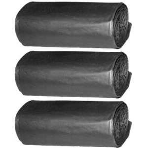 Worki na śmieci czarne mocne 3x 120L 75 szt
