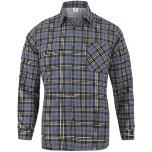 Koszula flanelowa robocza szara 100% BAWEŁNA roz. XL