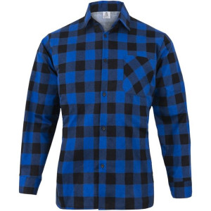 Koszula flanelowa robocza chabrowa 100% BAWEŁNA roz. 3XL
