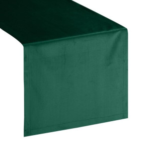 Obrus Velvet 40x140 Ciemnozielony Eurofirany