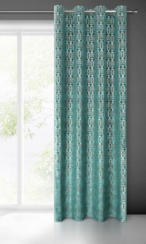 Zasłona Laura 140x250 Turkusowy Eurofirany