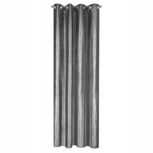 Zasłona Glossy 140x250 Czarny Eurofirany
