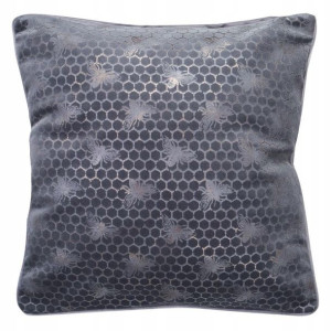 Poszewka Velvet 45x45 Srebrny/złoty Eurofirany