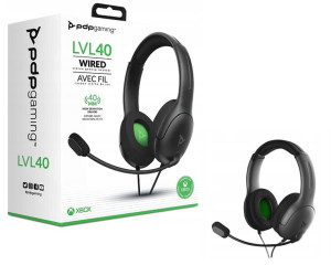Słuchawki Przewodowe MICROSOFT PDP LVL 40 BLACK | Kompatybilne z XSX/XO/PC