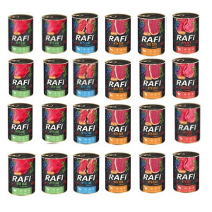 Dolina Noteci Rafi dla psa mix smaków 24x 400g