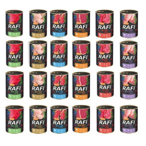 Dolina Noteci Rafi dla psa mix smaków 24x 400g