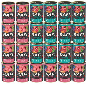 Dolina Noteci Rafi Junior Mix Smaków Psa 24x400g