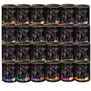 Mokra karma Dolina Noteci Piper mix smaków 24 x 800 g