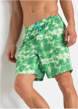 Bonprix Batikowe Plażowe Kąpielowe Spodenki Szorty Wiązanie 60-62 914669