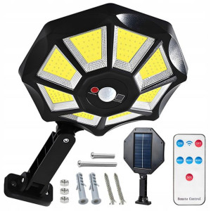 Lampa Solarna 360 Czujnik Zmierzchu I Ruchu Pilot