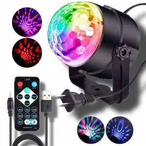 Projektor Dyskotekowy Kula Disco Led Rgb Pilot