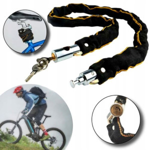Blokada Zapięcie Łańcuch Do Rowera Motocykla 80cm